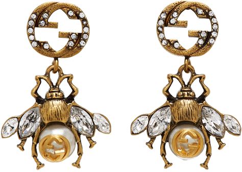 bee earrings dangle gucci